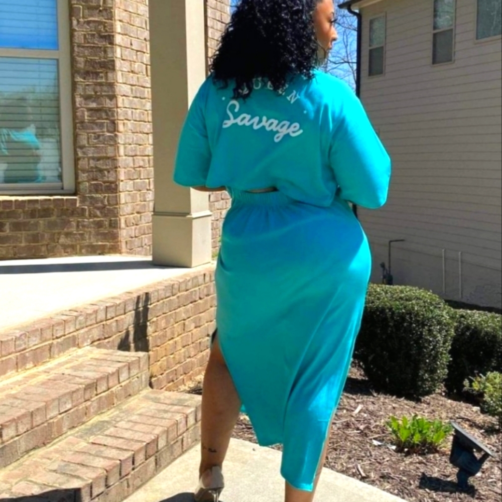 Turquoise Dress